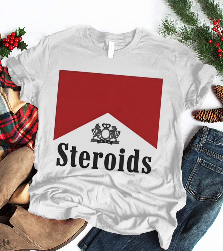 Steroids Bodybuilding Cigarette Box T-Shirt