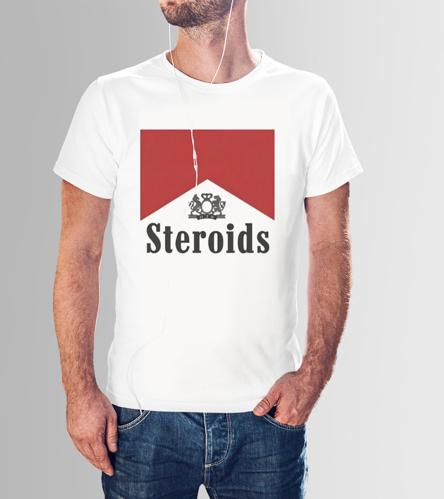 Steroids Bodybuilding Cigarette Box T-Shirt