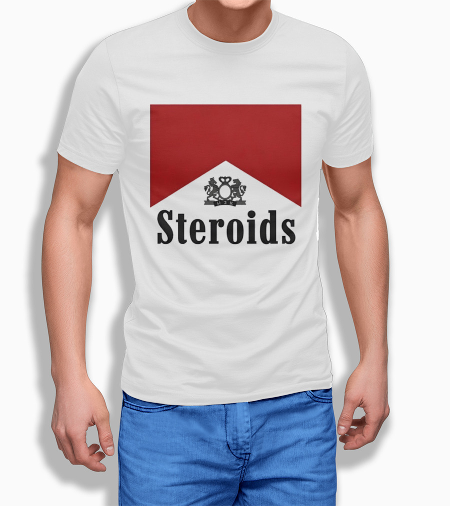 Steroids Bodybuilding Cigarette Box T-Shirt