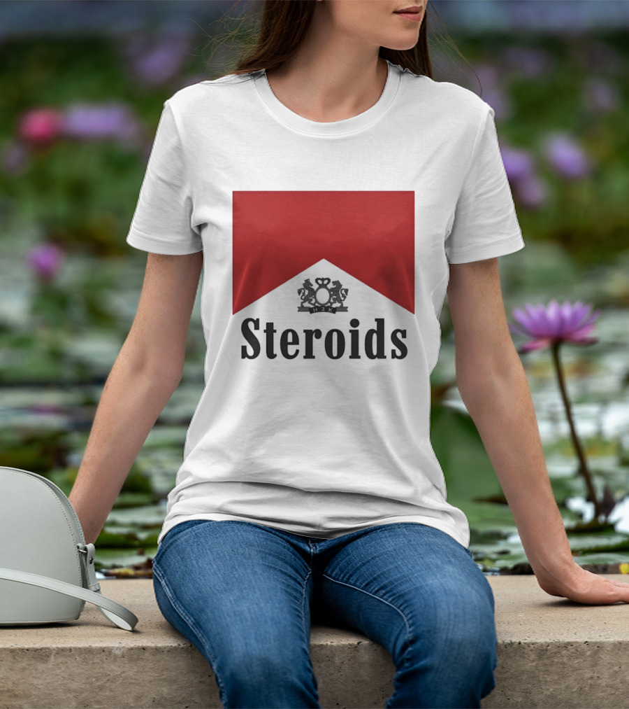 Steroids Bodybuilding Cigarette Box T-Shirt