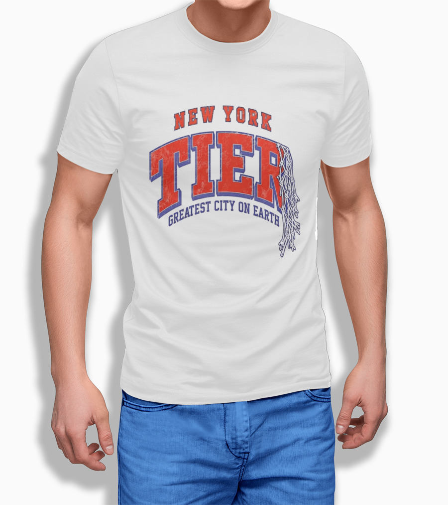 New York Tier Greatest City On Earth Knicks NBA T-Shirt
