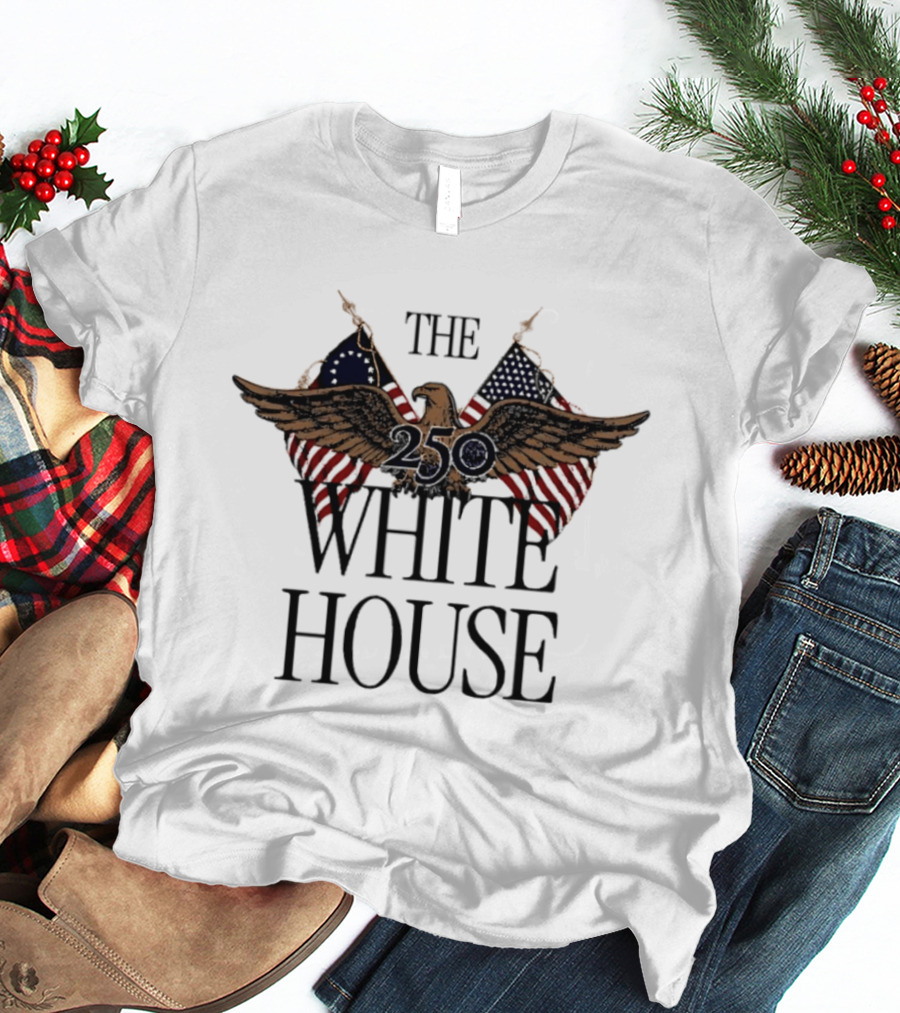 The 250 White House American Patriot Eagle Flag T-Shirt