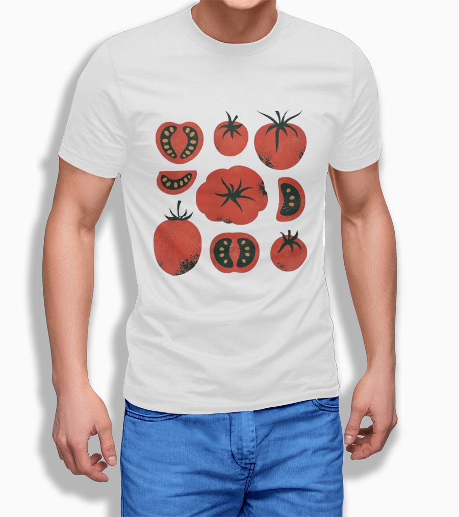Tomato Garden Harvest Fruit Nature Botanical T-Shirt