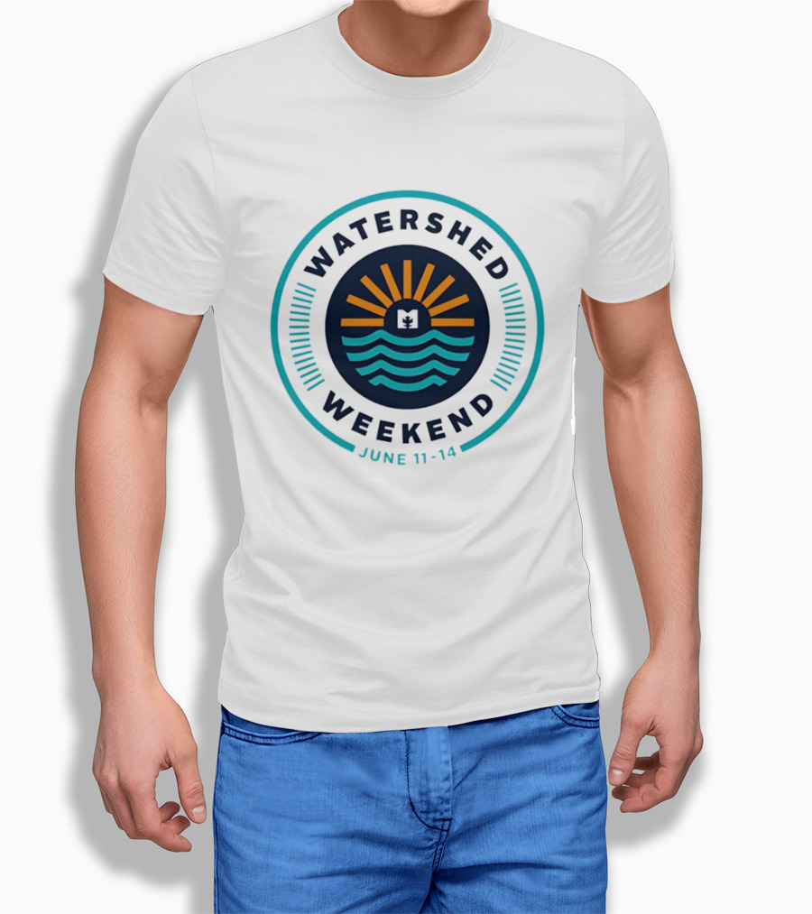 Watershed Weekend June 11 14 Sun Water Nature Outdoors Minimalist T-Shirt