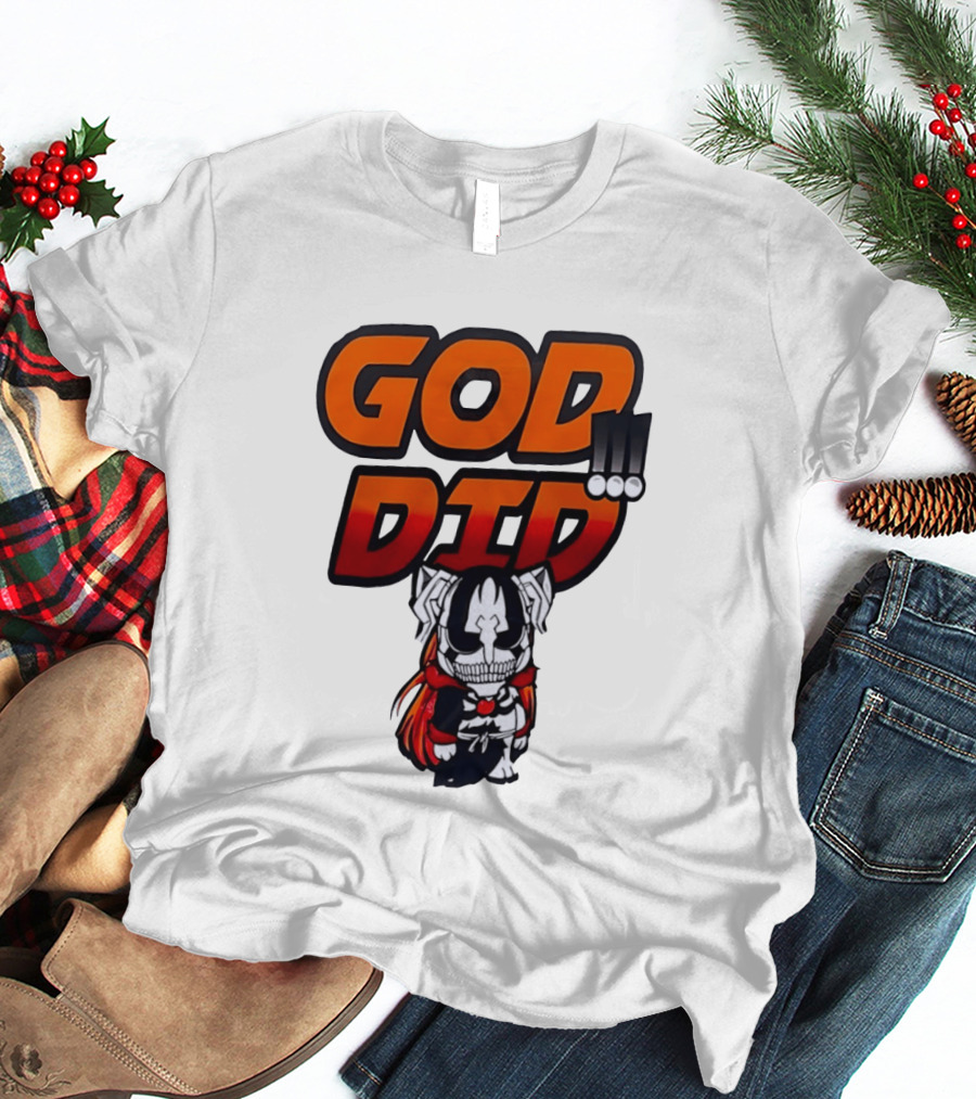 Ichigo Kurosaki God Did Bleach Anime Chibi T-Shirt