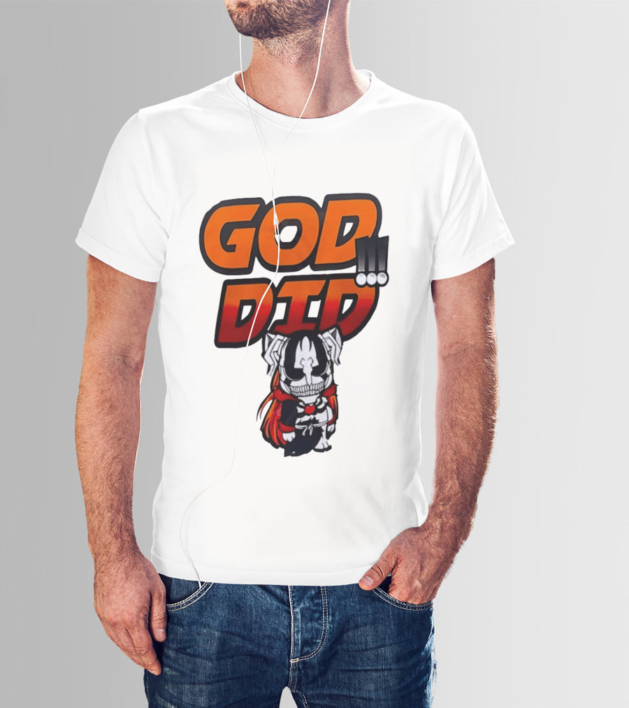 Ichigo Kurosaki God Did Bleach Anime Chibi T-Shirt