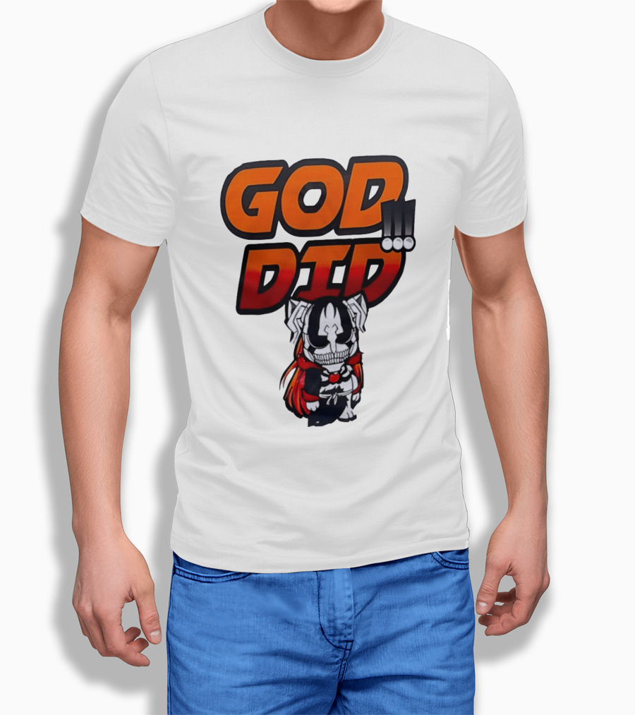 Ichigo Kurosaki God Did Bleach Anime Chibi T-Shirt