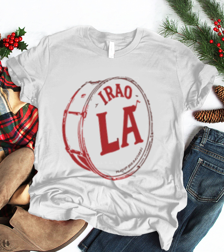 Irao LA Play Up Yer Bastards Barrel Red T-Shirt