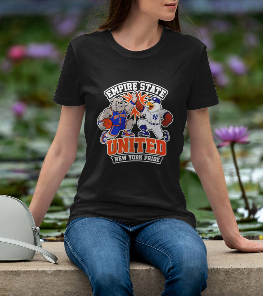Empire State United New York Knicks Yankees Pride T-Shirt