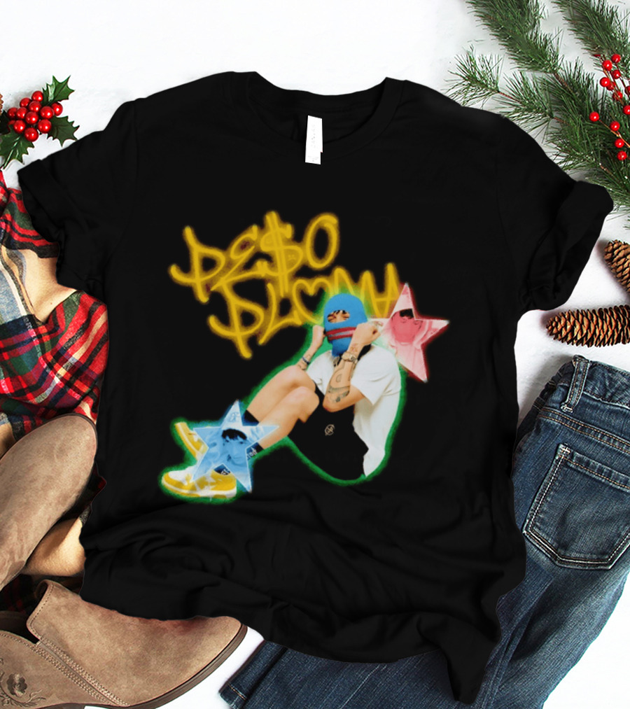 Peso Pluma Zero Love Balaclava Stars P Hundred T-Shirt
