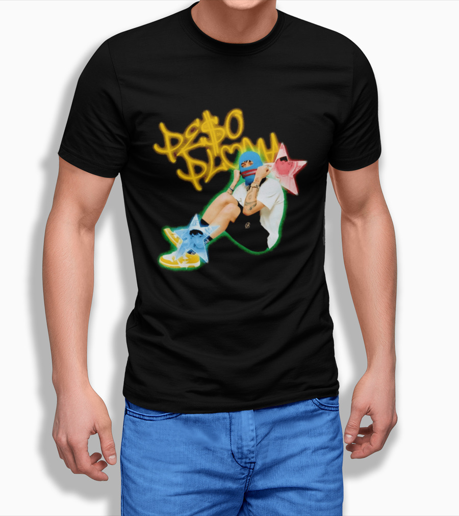 Peso Pluma Zero Love Balaclava Stars P Hundred T-Shirt