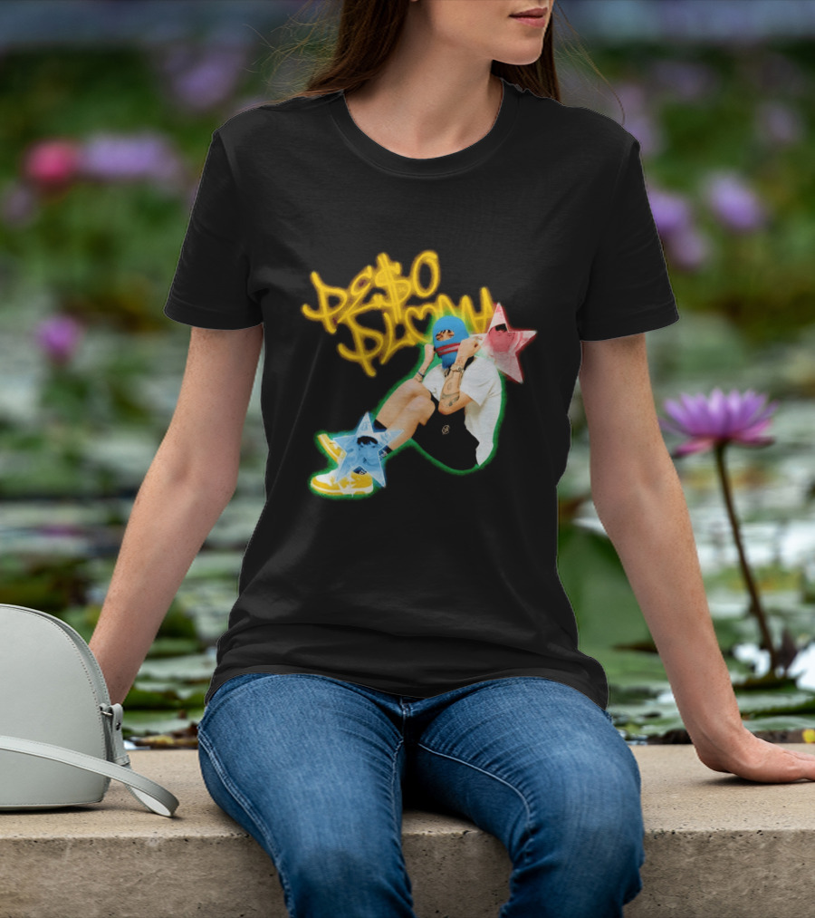 Peso Pluma Zero Love Balaclava Stars P Hundred T-Shirt