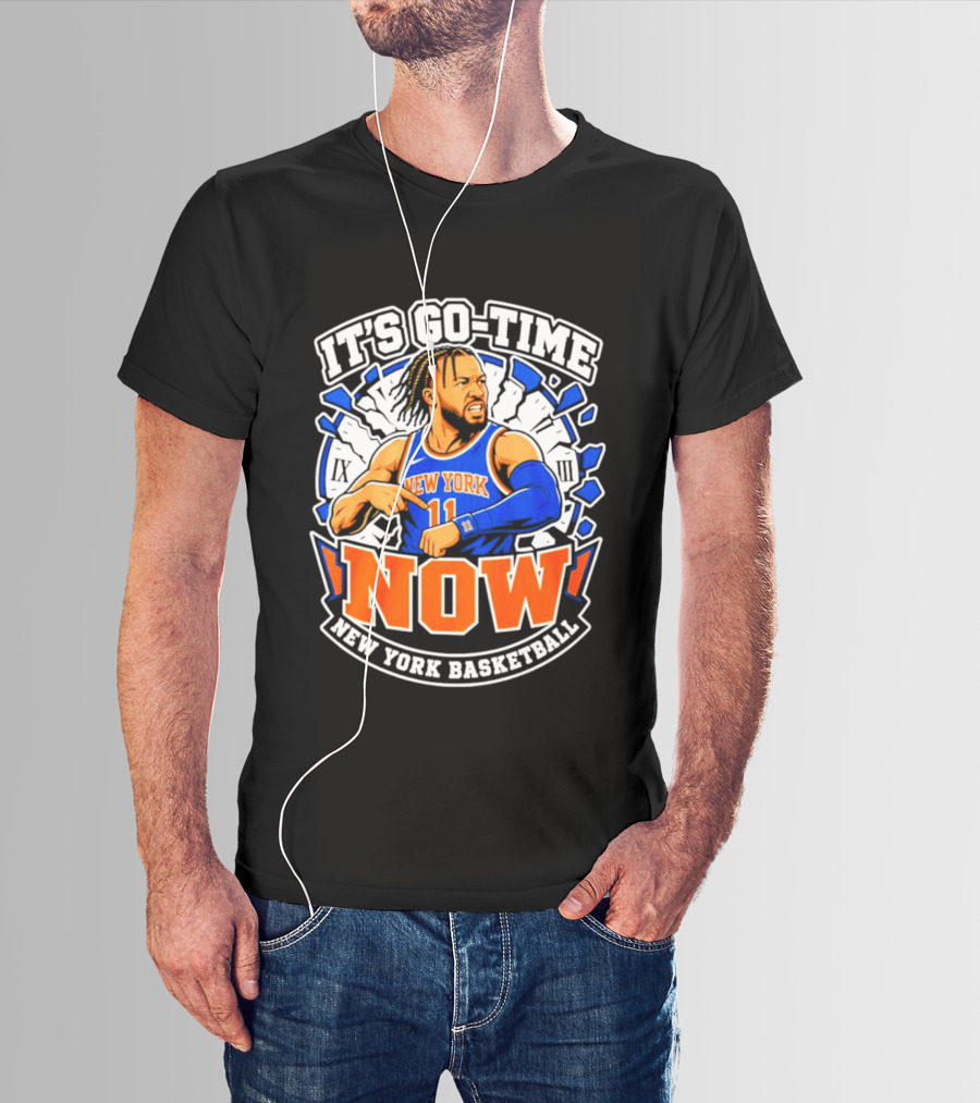 New York Basketball Jalen Brunson It's Go Time Now T-Shirt