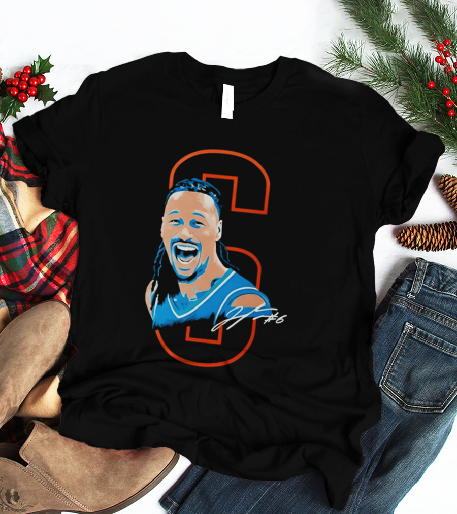 Jaylin Williams OKC Thunder #6 Cartoon T-Shirt