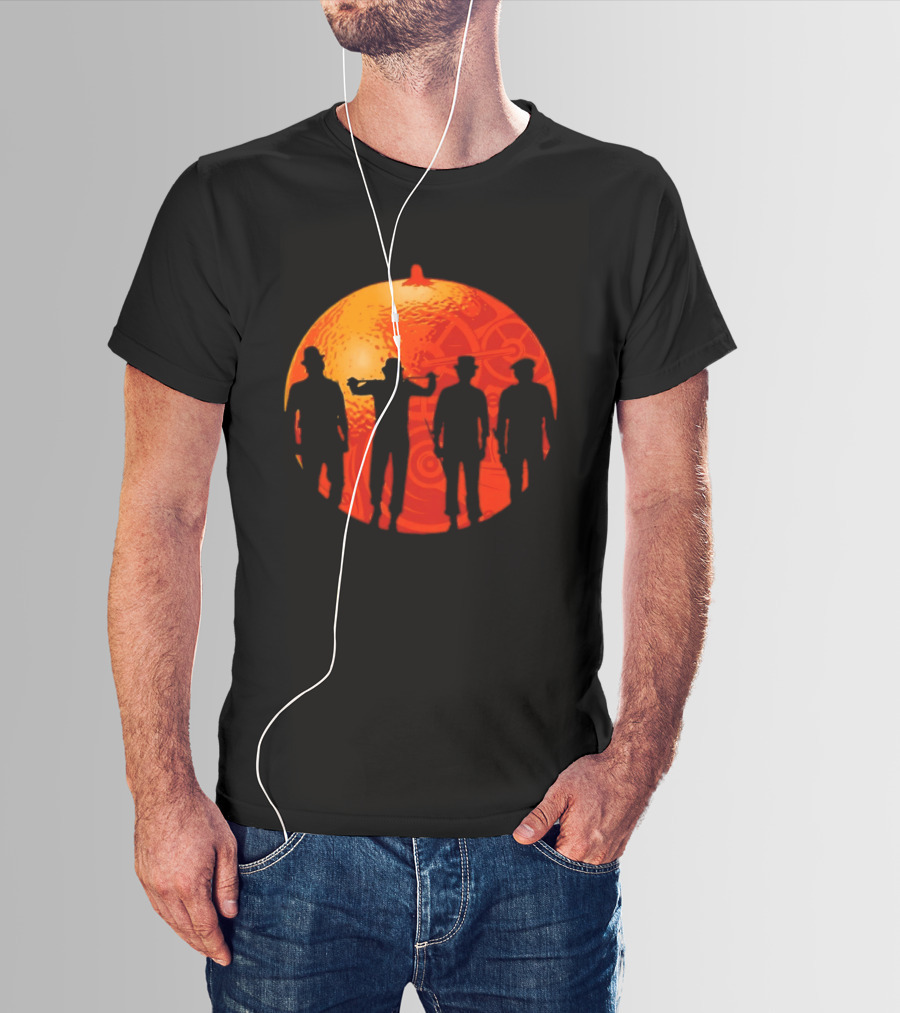 A Work Orange The Droogs Silhouettes Orange Gang T-Shirt