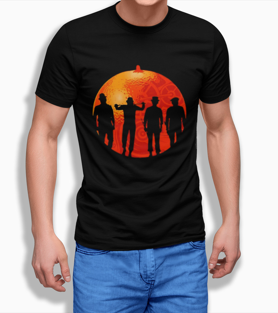 A Work Orange The Droogs Silhouettes Orange Gang T-Shirt