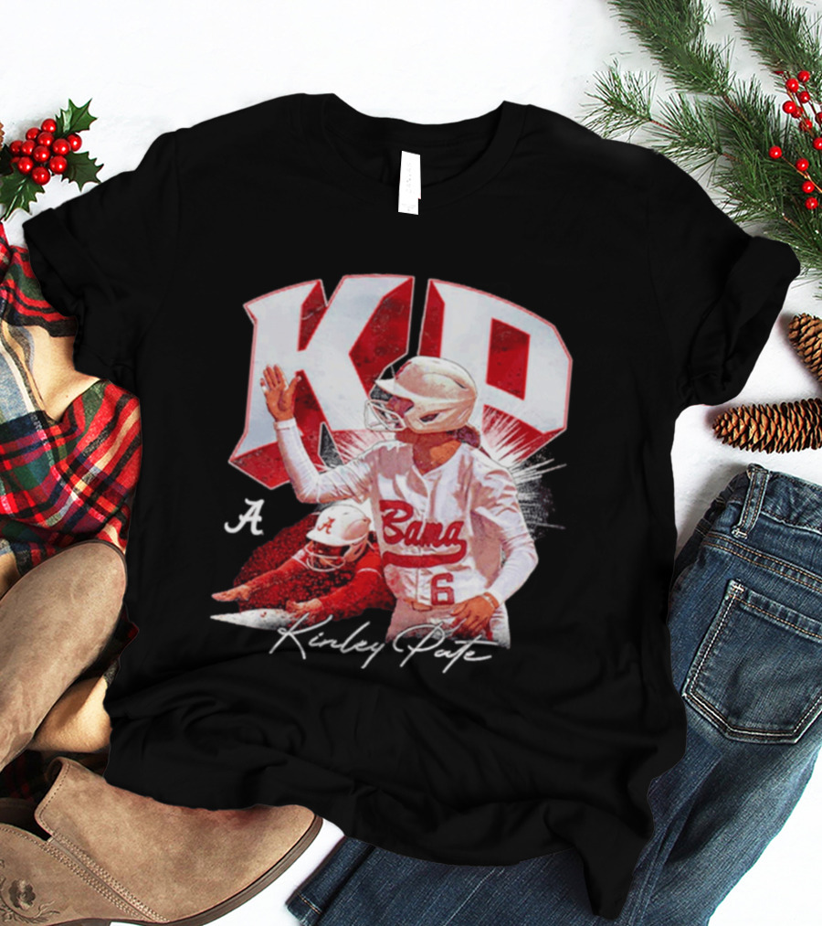 KP Alabama Bama Softball Kinley Pate NCAA Player T-Shirt