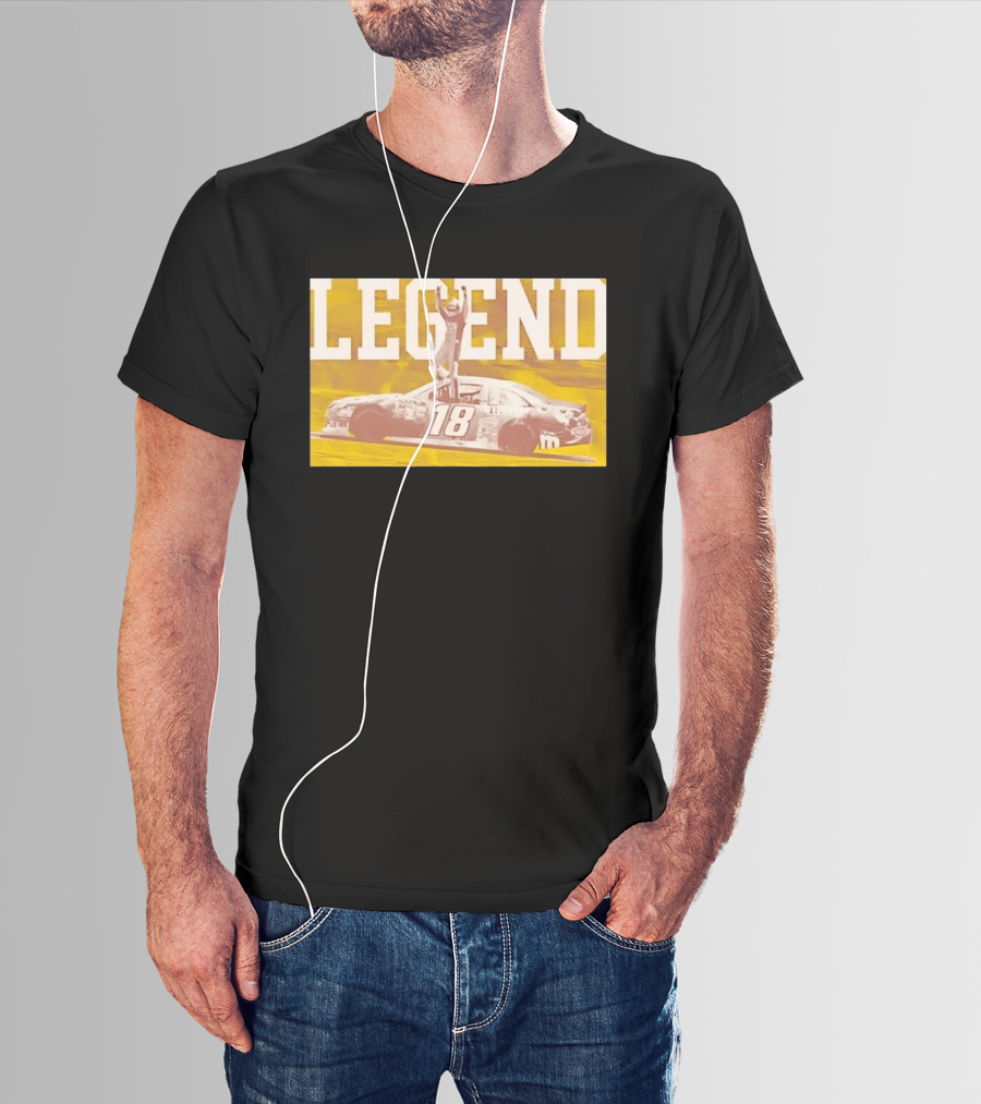 Kyle Busch 18 M&M Legend NASCAR Victory Celebration T-Shirt