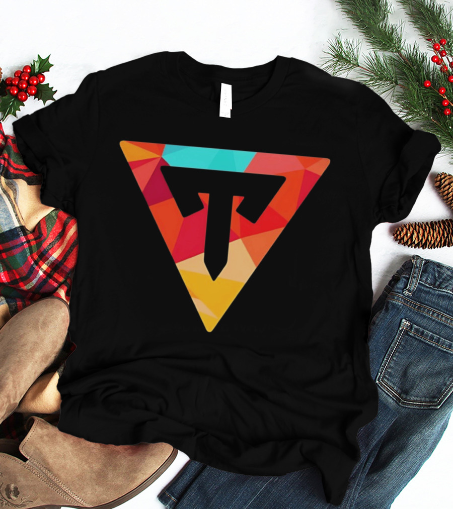 Typical Gamer Logo Colorful Triangular T-Shirt