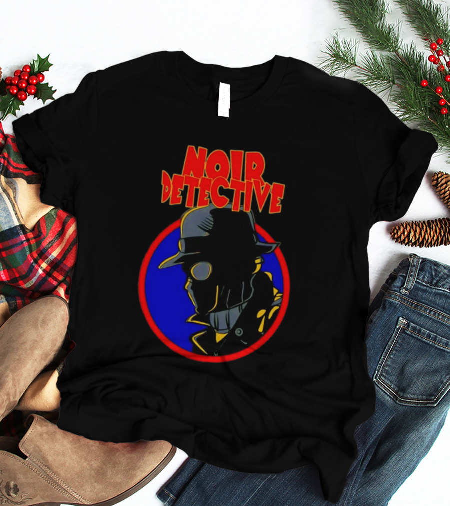 Noir Detective Private Investigator Mystery Solver T-Shirt