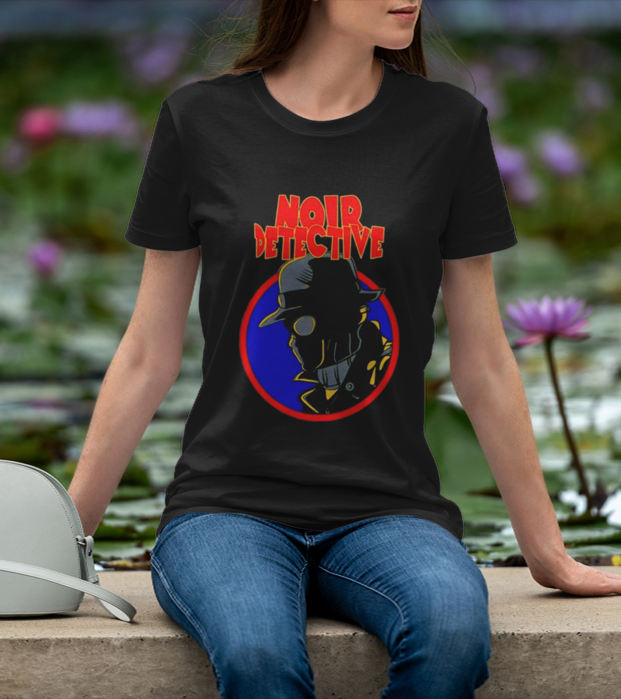 Noir Detective Private Investigator Mystery Solver T-Shirt