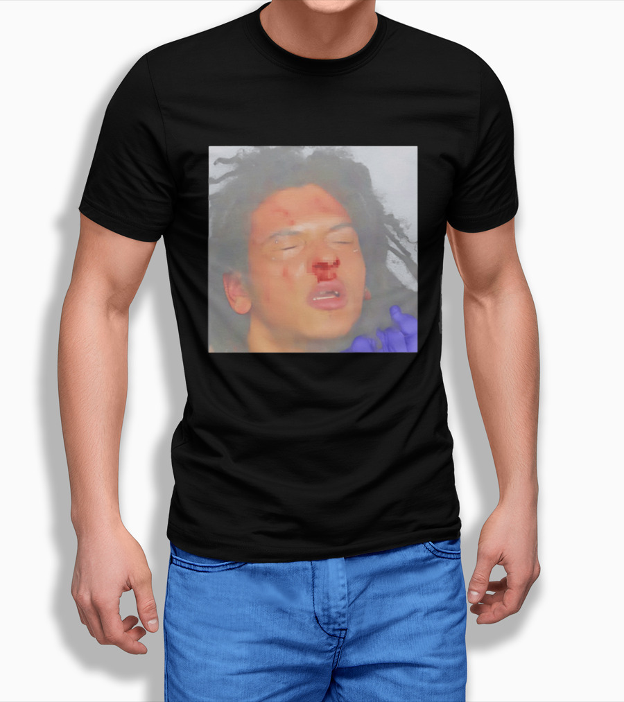 John Doe Unknown Player Generic Team Bloody Face T-Shirt