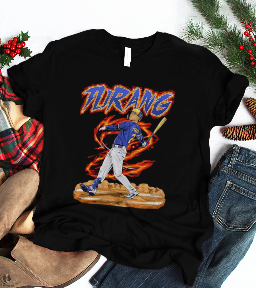 Milwaukee Brewers Brice Turang Number 2 Planet Brewers T-Shirt