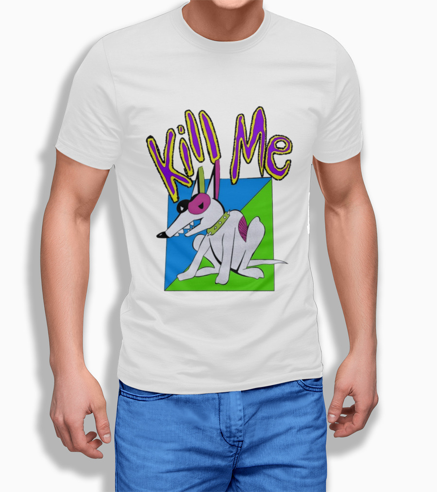 Kill Me Spuds MacKenzie Dog 1980s Pop Culture T-Shirt