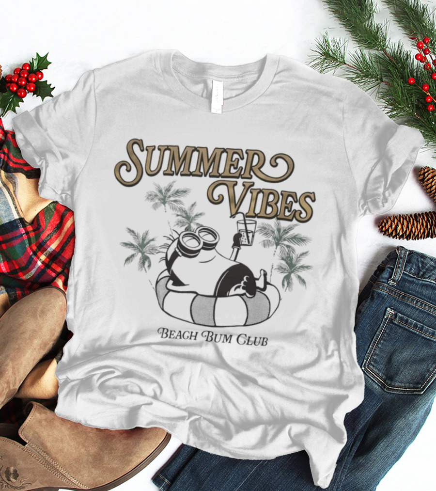 Summer Vibes Beach Bum Club Minion Despicable Me T-Shirt