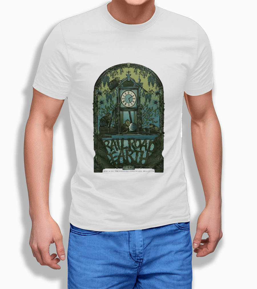 Railroad Earth 25 Years Anniversary Tour June 5 6 2026 Bellvue CO And Nature T-Shirt
