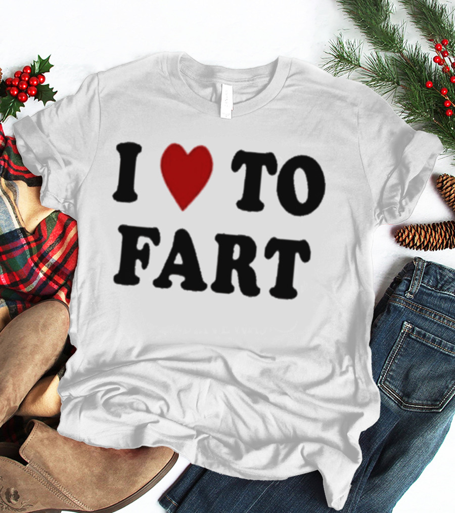 I Heart To Fart Bert Blyleven Humor T-Shirt