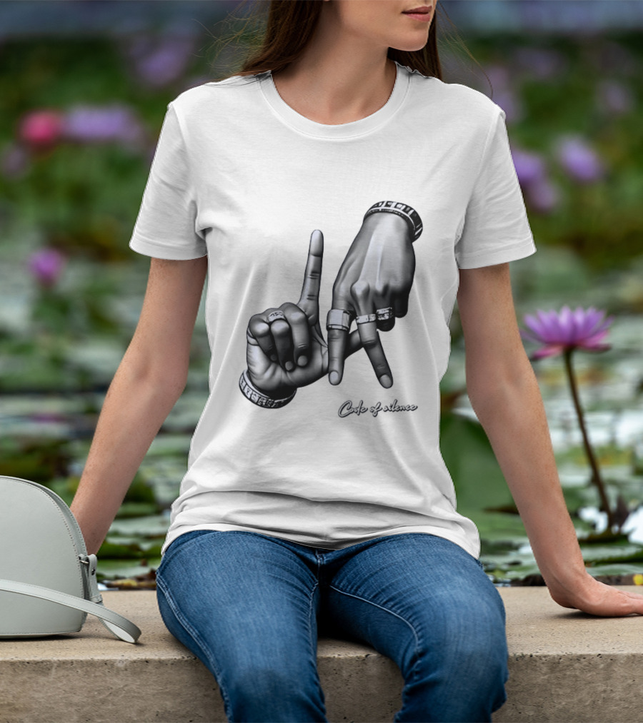 Code Of Silence LA Hand Gesture T-Shirt