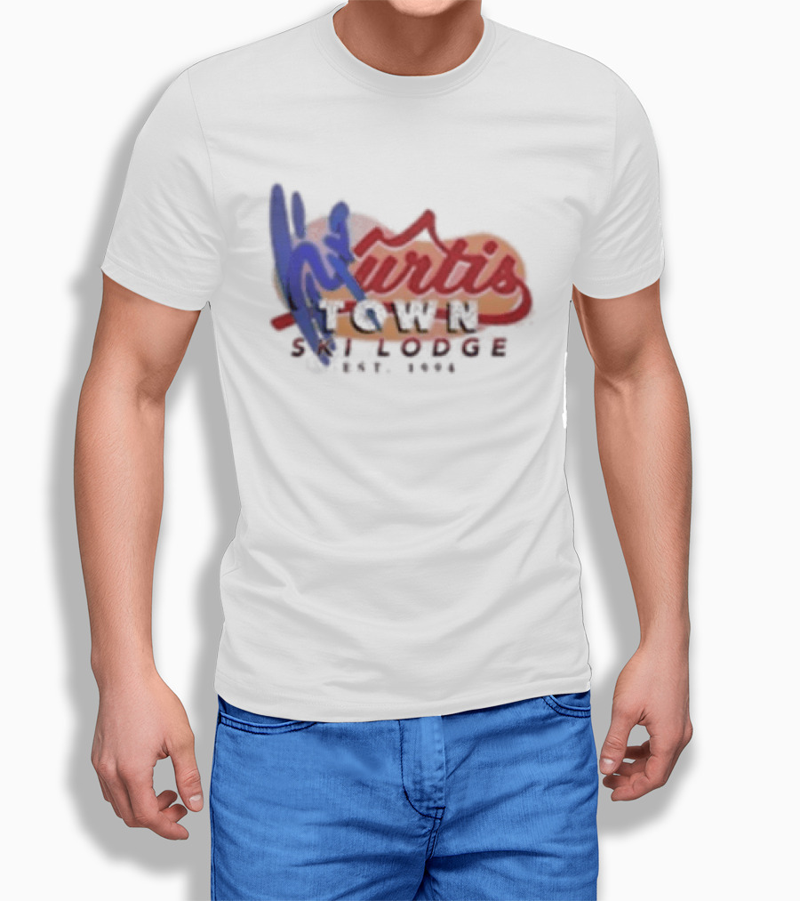 Kurtis Conner Ski Lodge Est 1994 Retro Winter Lodge T-Shirt
