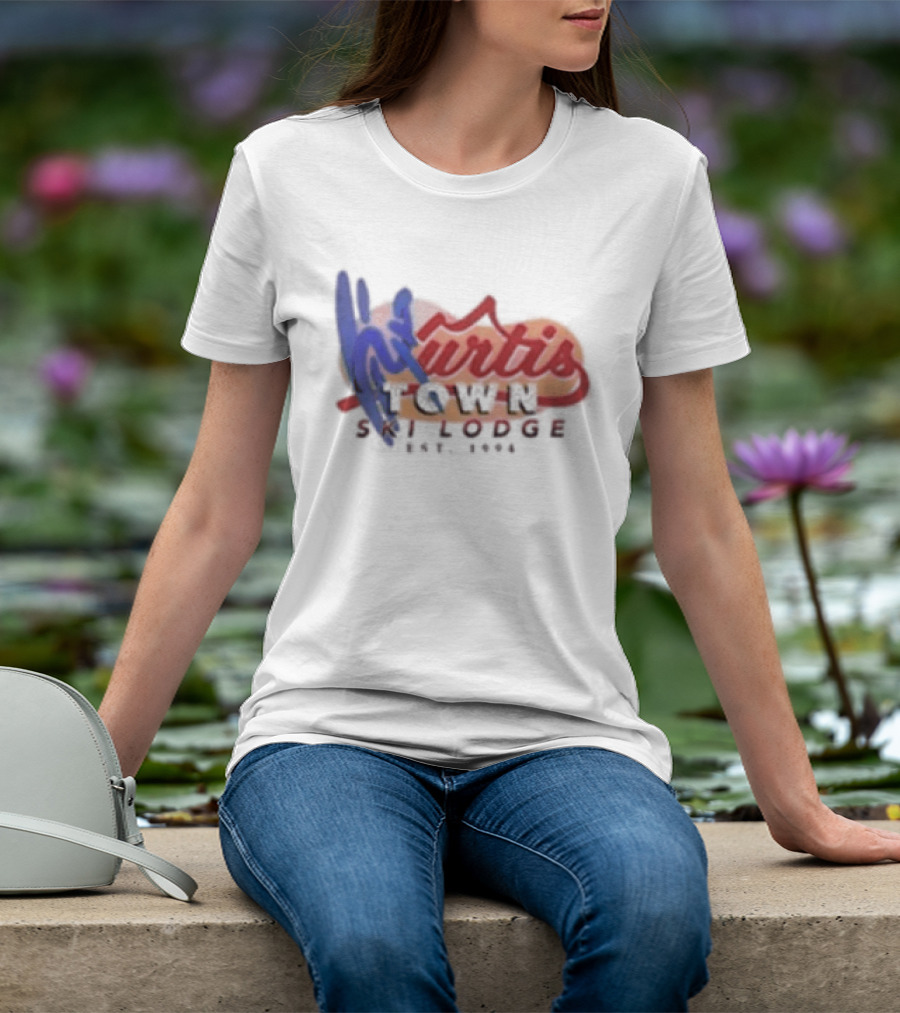 Kurtis Conner Ski Lodge Est 1994 Retro Winter Lodge T-Shirt