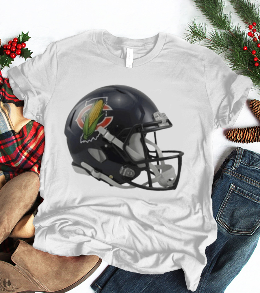 Chicago Bears Indiana Corn Helmet 2026 Edition T-Shirt