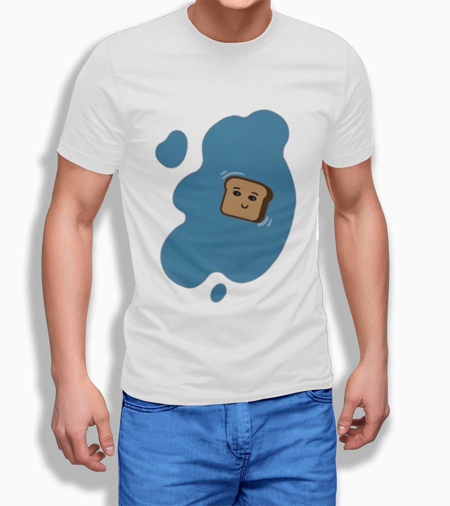 New Soggy Toast Another Spill Happy Bread In Puddle T-Shirt