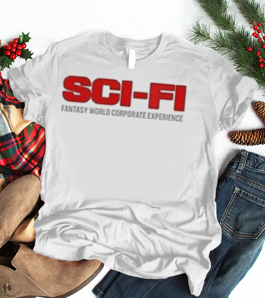 Sci Fi Fantasy World Corporate Experience T-Shirt
