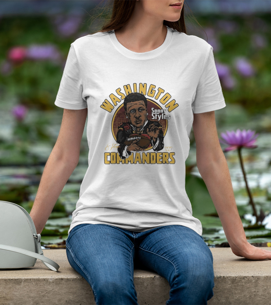 Washington Commanders Sonny Styles Classic Caricature T-Shirt