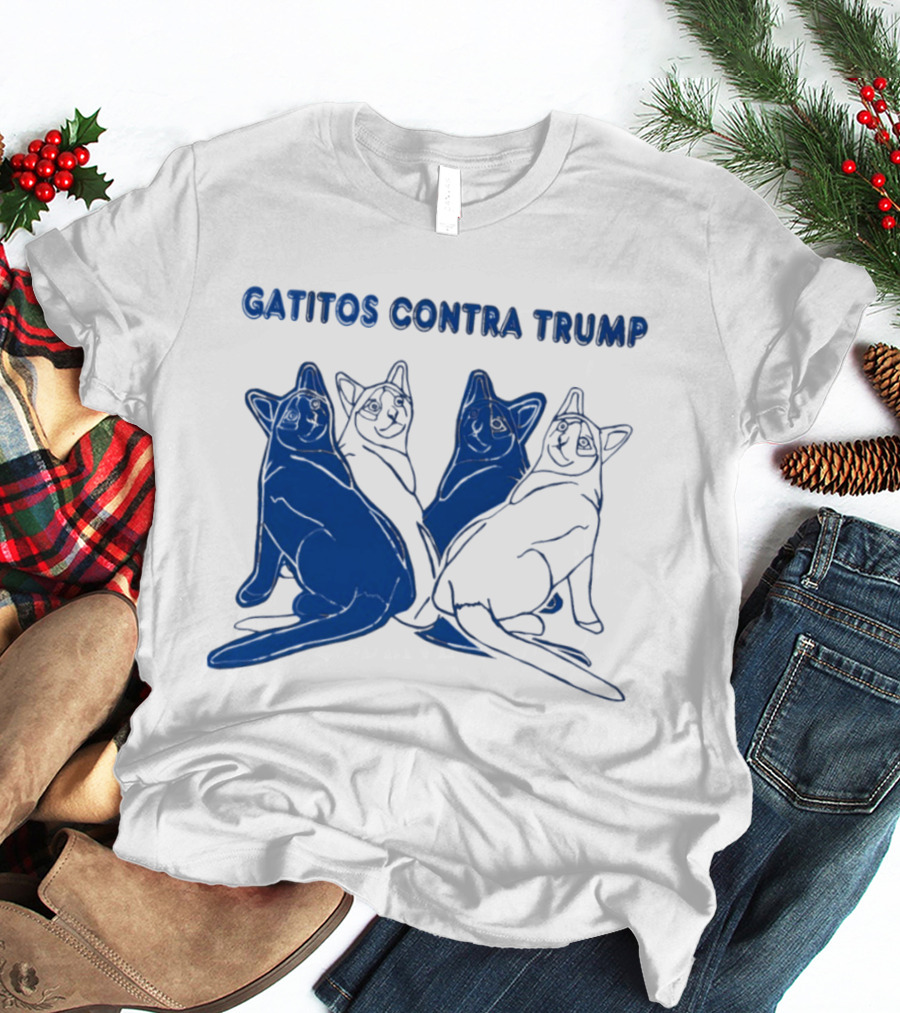 Gatitos Contra Trump Sphynx Cats T-Shirt
