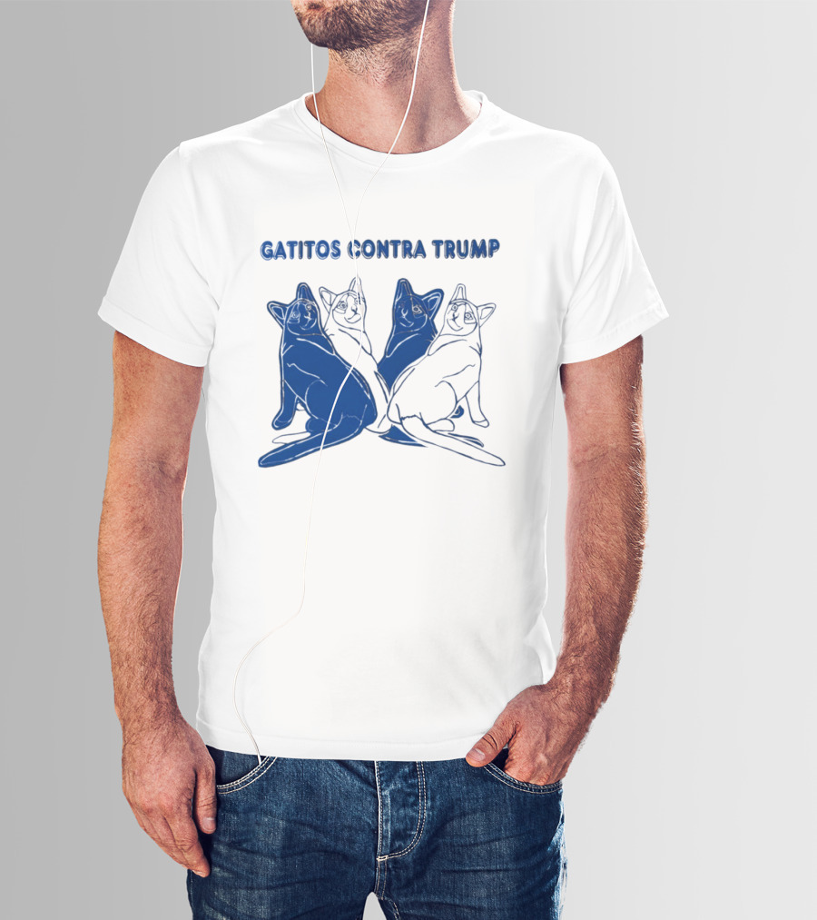 Gatitos Contra Trump Sphynx Cats T-Shirt