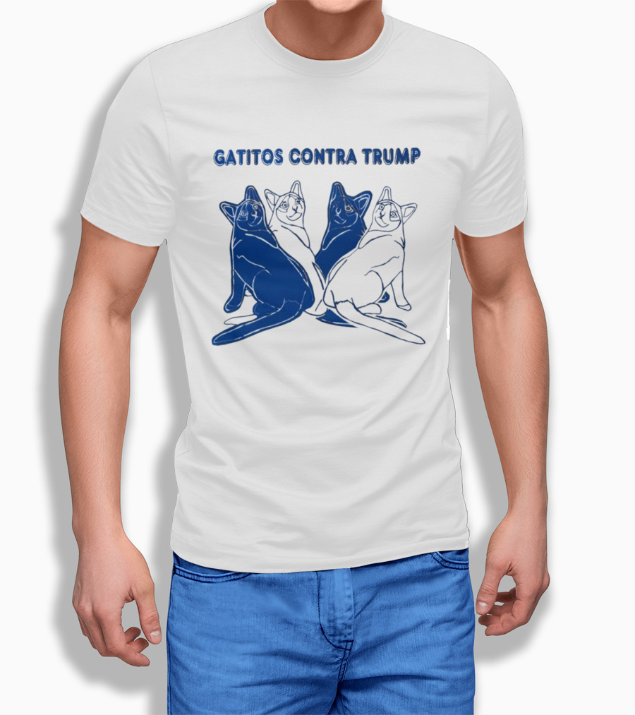 Gatitos Contra Trump Sphynx Cats T-Shirt