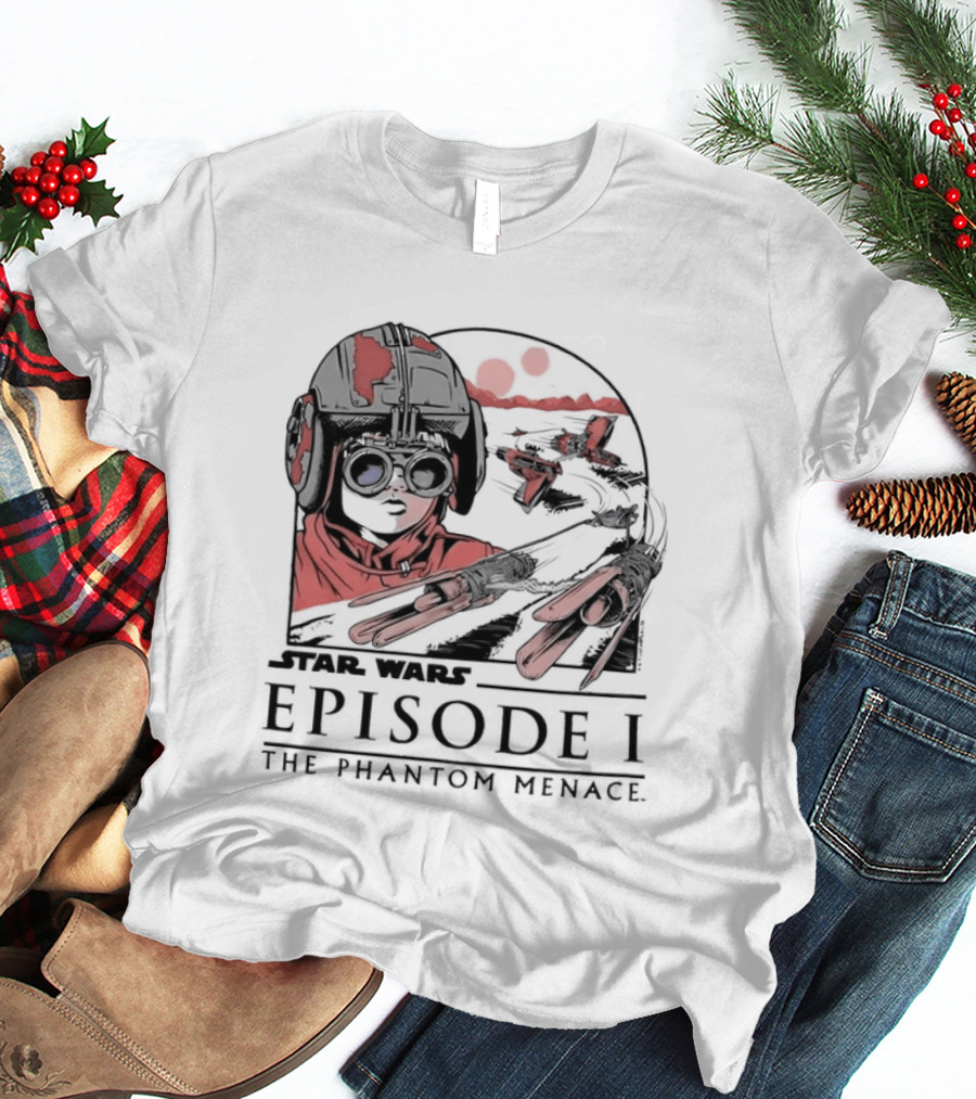 Star Wars Episode I The Phantom Menace Podrace Scene T-Shirt