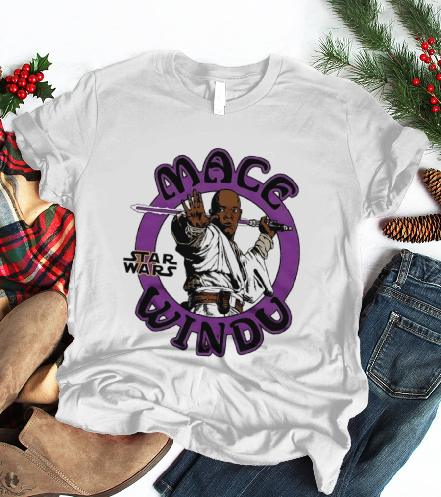 Star Wars Mace Windu Purple Jedi T-Shirt