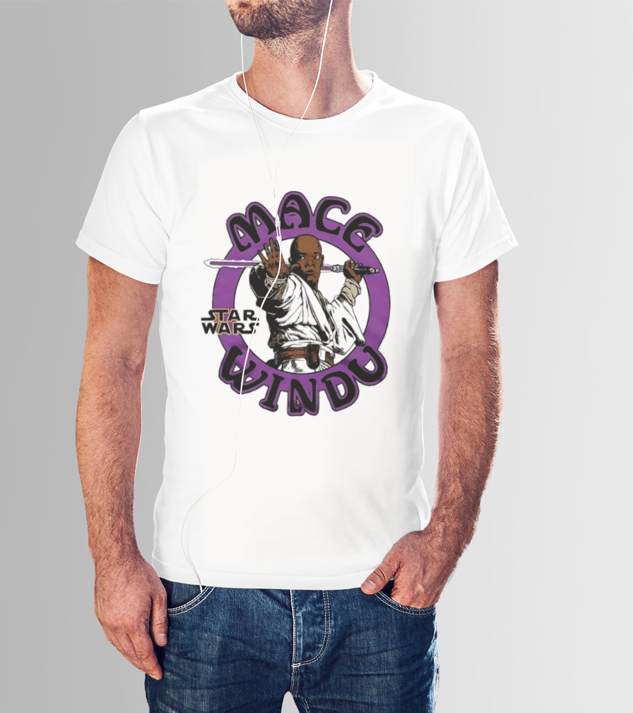 Star Wars Mace Windu Purple Jedi T-Shirt