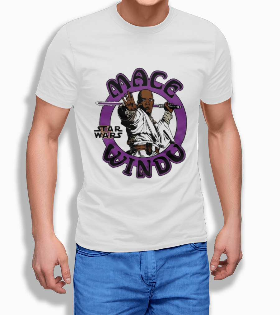 Star Wars Mace Windu Purple Jedi T-Shirt