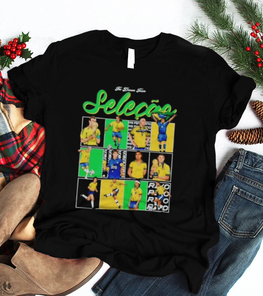 Selecao Brasil Football Legends Soccer Dream Team Series T-Shirt
