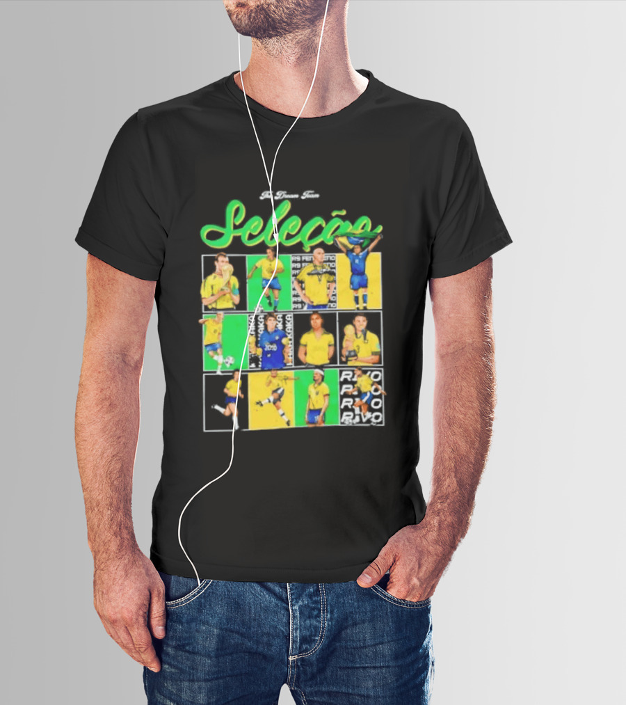 Selecao Brasil Football Legends Soccer Dream Team Series T-Shirt