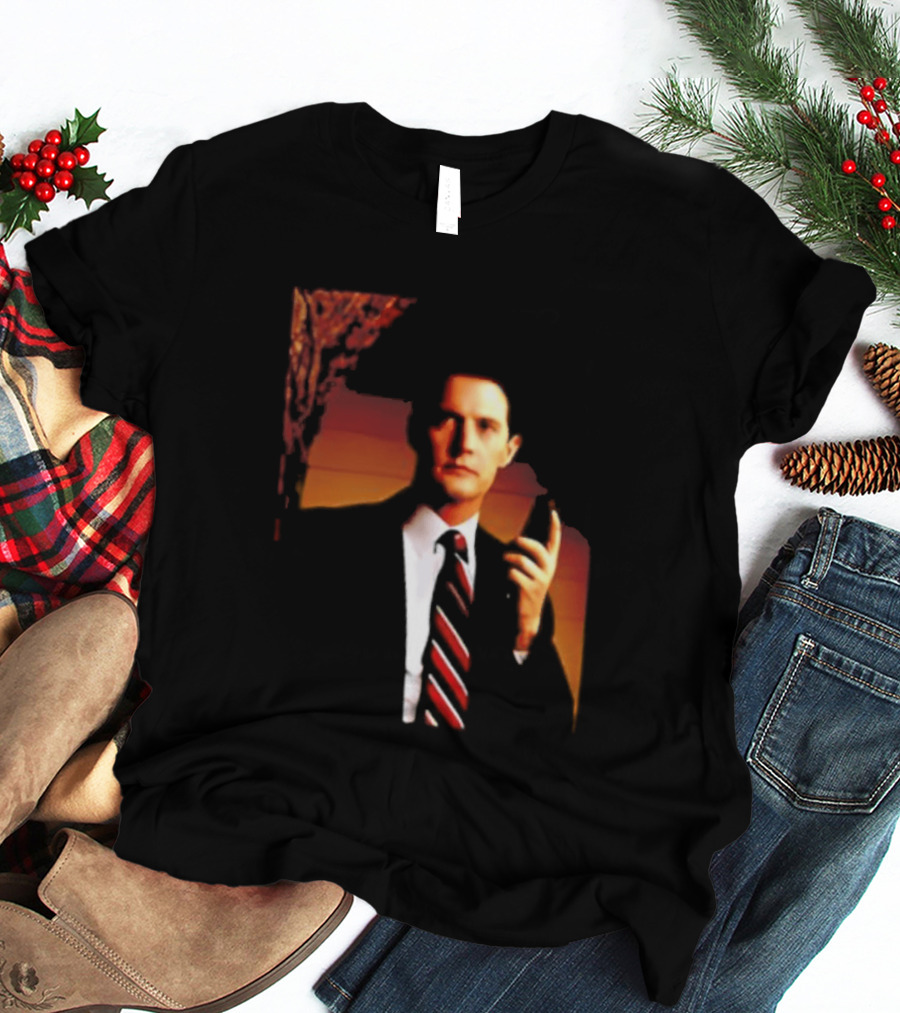 Dale Cooper Twin Peaks Iconic Red Room Aesthetic T-Shirt