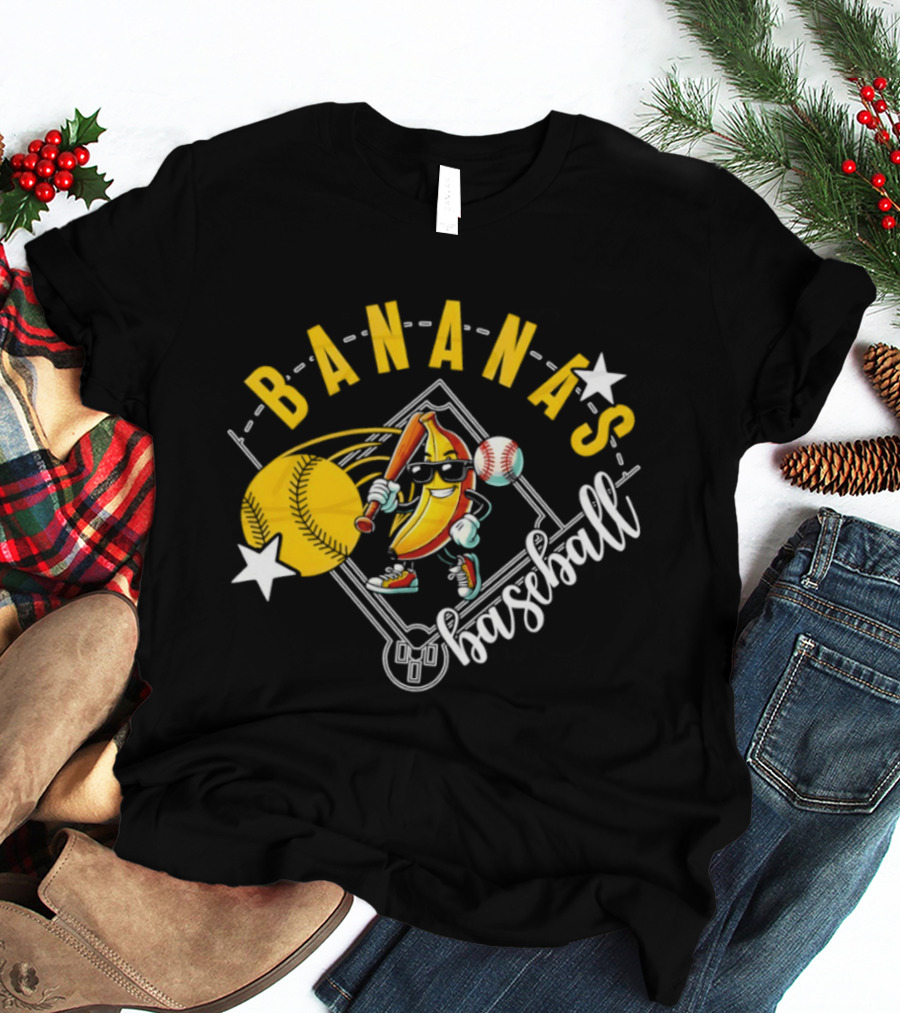 Savannah Bananas Baseball Cartoon 2026 Meme T-Shirt