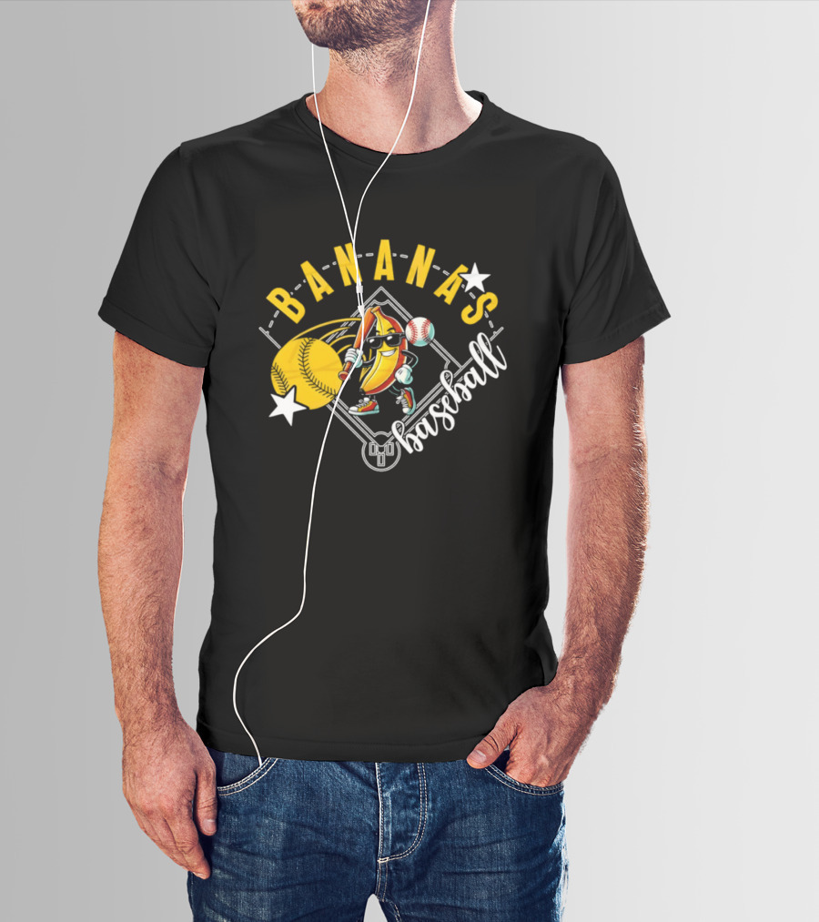 Savannah Bananas Baseball Cartoon 2026 Meme T-Shirt